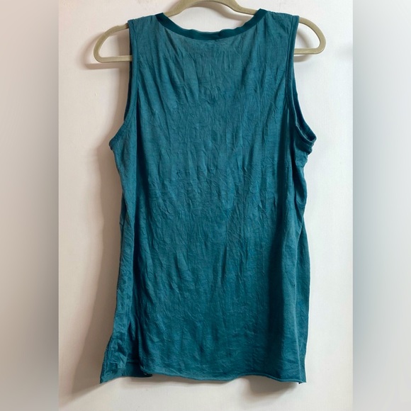 Simply Vera Vera Wang Green Floral Lace Tank L - Picture 3 of 6